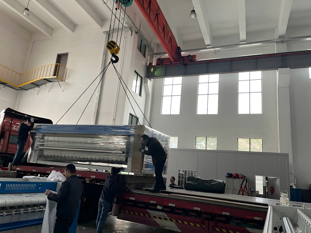3 Rollers 3000mm Flatwork Ironers deliveried to Domestic Customer