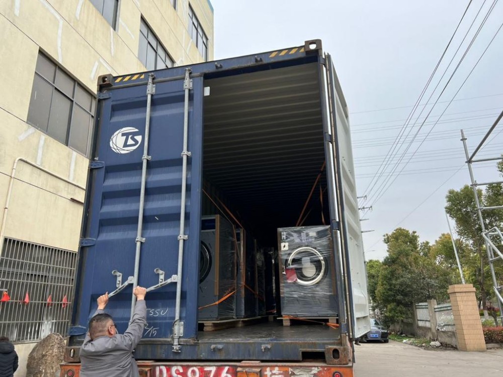 1*40ft container laundry machines to Australia