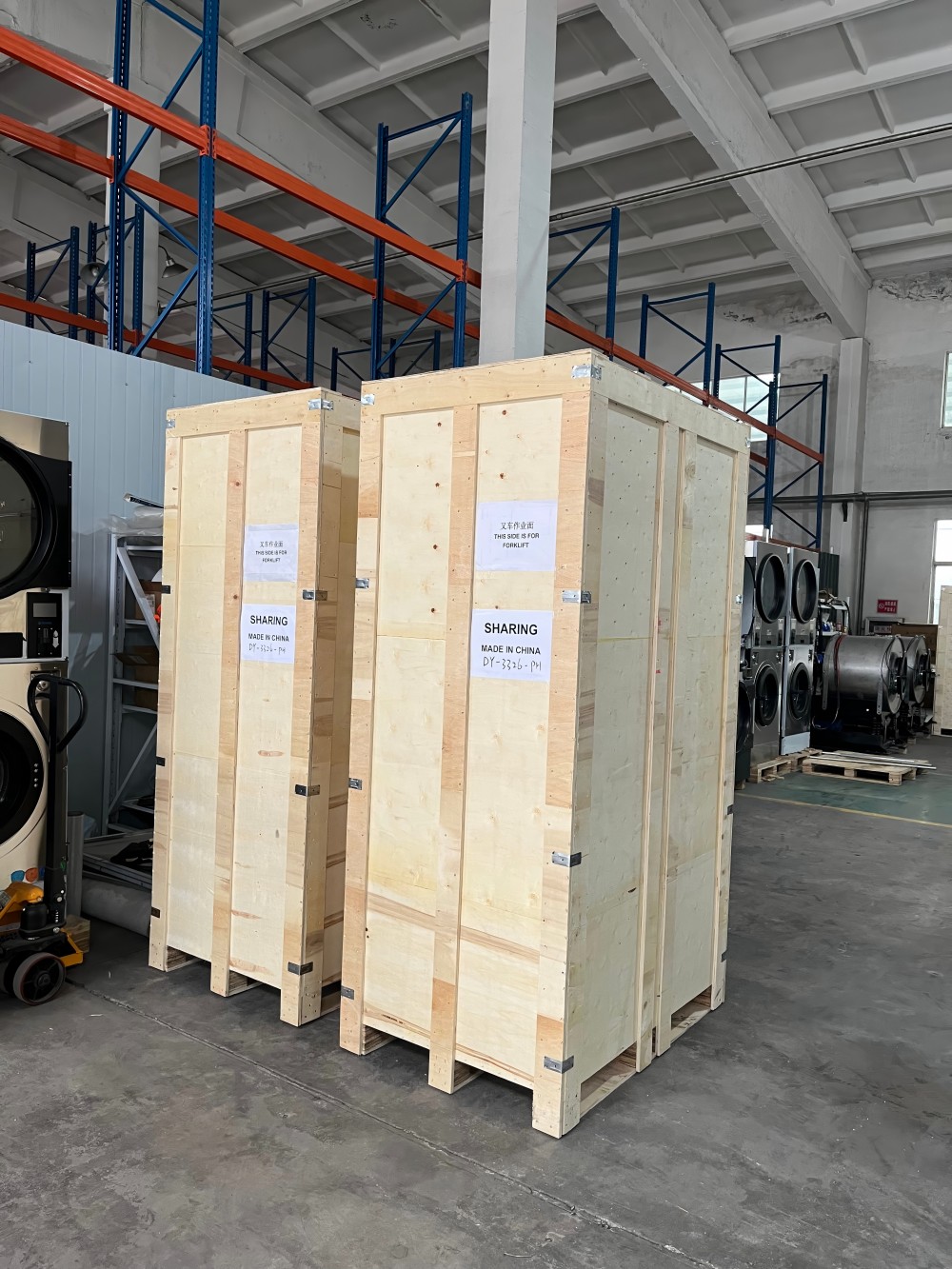 Two Stacked Washer Dryer were deliveried to the Philippines